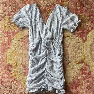 Periwinkle Floral Bodycon Dress